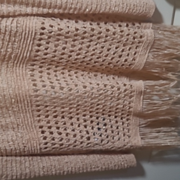 Chico's travelers sweater jacket with fringes no pockets - Picture 8 of 11